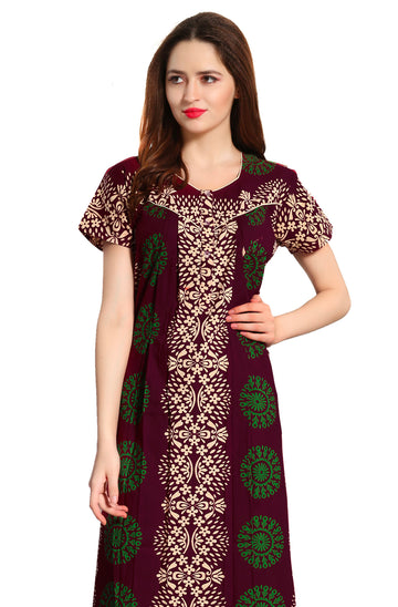 Bhatik Print Pure Cotton Nighty